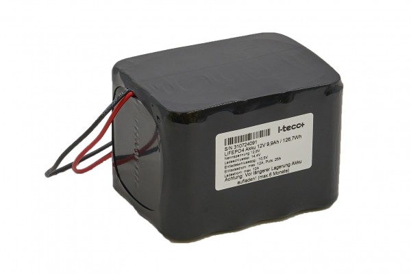 LiFePO4-Akku 12V 9,9Ah mit BMS